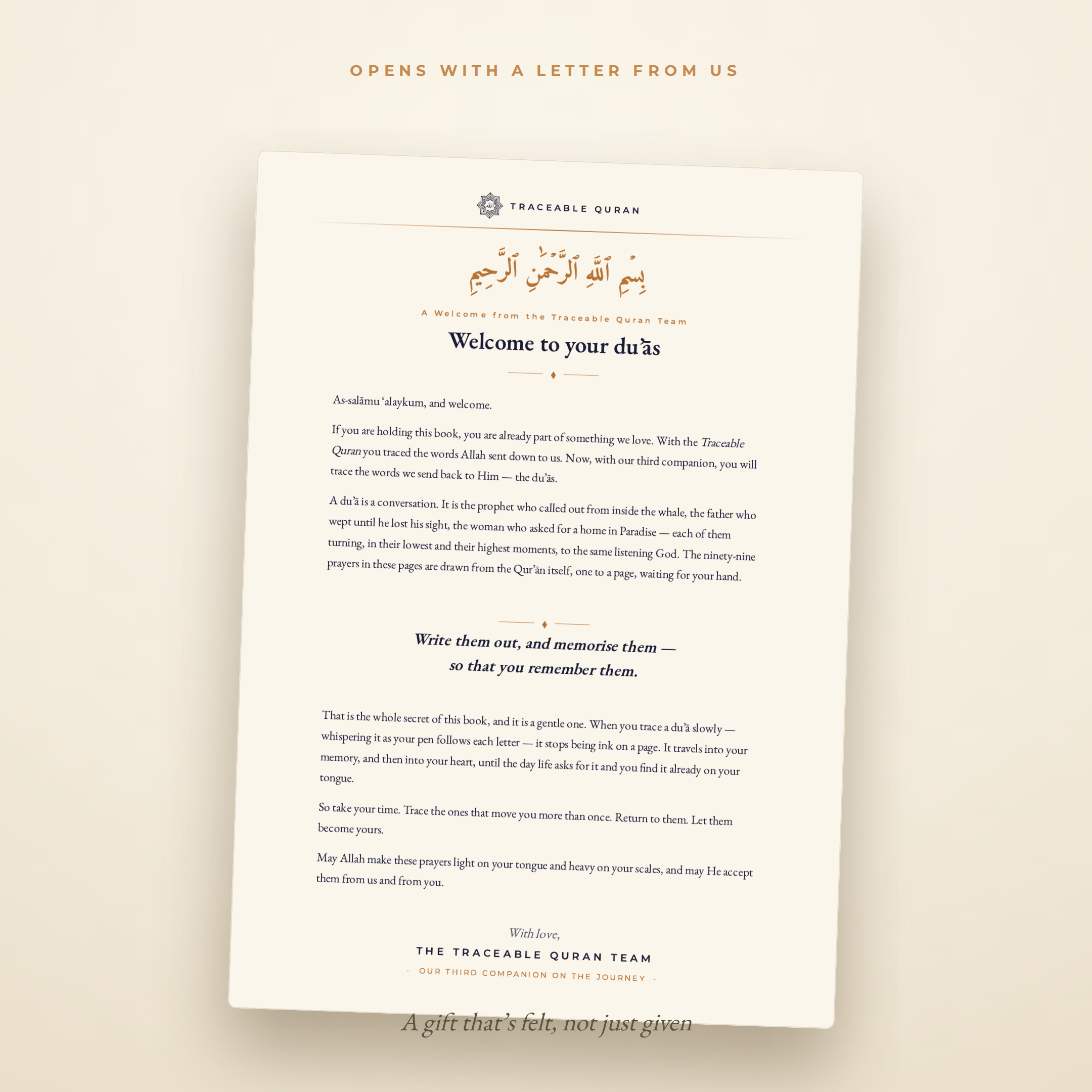 99 Traceable Du'ās | Trace & Memorise Book | Traceable Quran